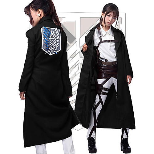 

Inspired by Attack on Titan Cosplay Anime Cosplay Costumes Japanese Cosplay Tops / Bottoms Coat For Men's Women's