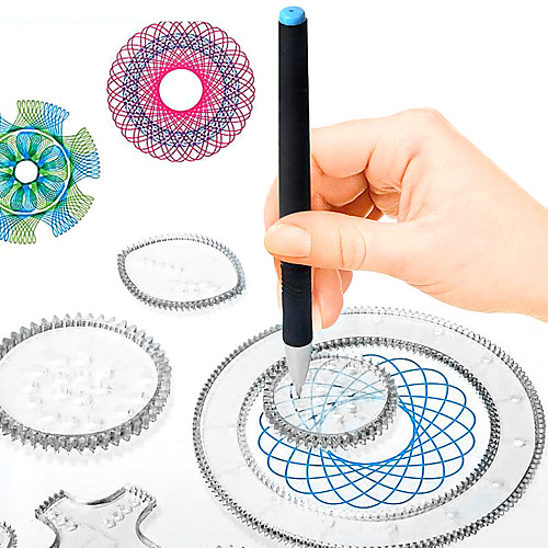 

Drawing Toy Drawing Tablet Spirograph Design Set PPABS ABSPC Painting Hand-made Kid's Children's All for Birthday Gifts or Party Favors