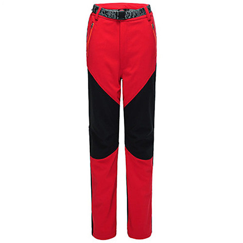 

Women's Hiking Pants Trousers Softshell Pants Patchwork Winter Outdoor Thermal Warm Waterproof Windproof Breathable Pants / Trousers Bottoms Black Yellow Red Grey Orange Hunting Ski / Snowboard