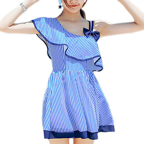 

Women's Swim Dress Elastane Swimwear Breathable Quick Dry Sleeveless Swimming Surfing Water Sports Painting Autumn / Fall Spring Summer / Micro-elastic
