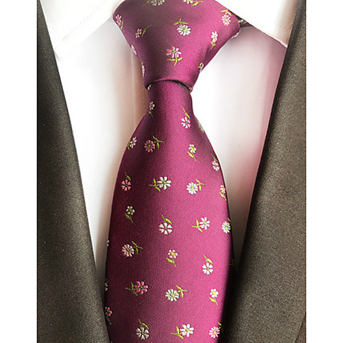 

Men's Party / Work Necktie - Floral