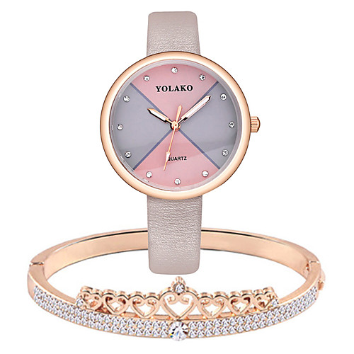 

Women's Quartz Watches Analog Quartz Fashion Chronograph Casual Watch Adorable / One Year / PU Leather