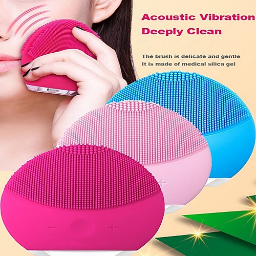 

Facial Brush Sonic Brush Multi-Functional Waterproof Face Cleanser Massager US Plug