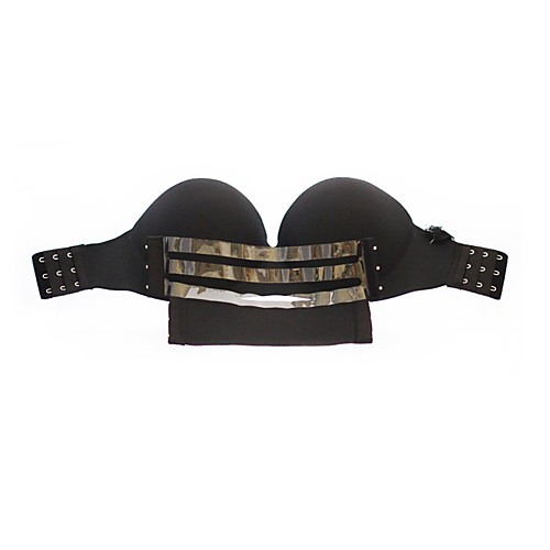 

Women's Water Bras & Gel Bras 3/4 Cup Accessories Solid Colored Sexy Black Camel