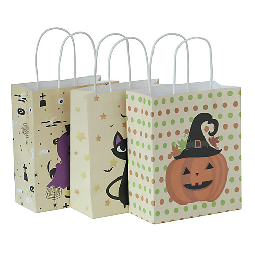 

irregular Card Paper Favor Holder with Split Joint Favor Bags - 3 Pieces