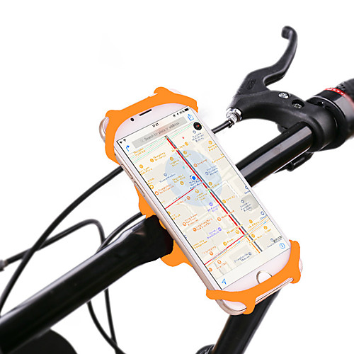 

Bike Phone Mount 360° Rotation for Road Bike Mountain Bike MTB Folding Bike Silicone iPhone X iPhone XS iPhone XR Cycling Bicycle Black Orange Green