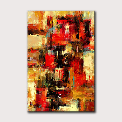 

Oil Painting Hand Painted - Abstract Modern Rolled Canvas