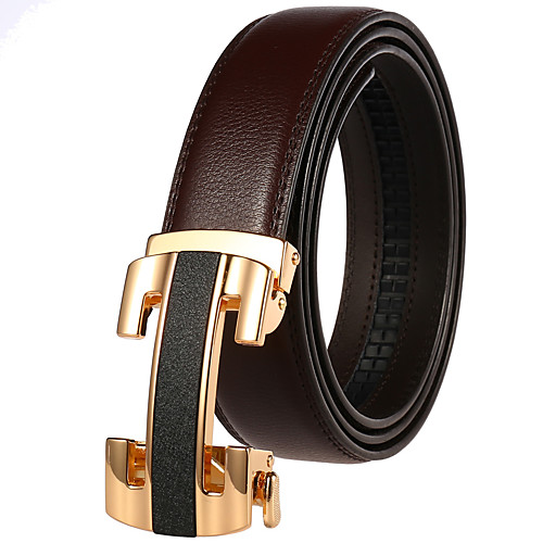 

Men's Party / Work / Basic Leather Waist Belt - Solid Colored