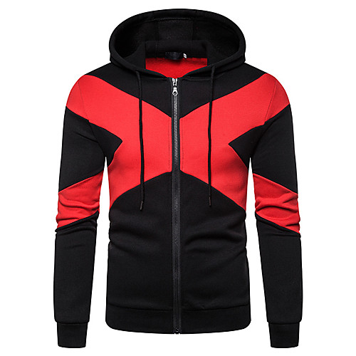 

mens casual loose fit zipper cardigan colored cross cool hoodies-yellow-m