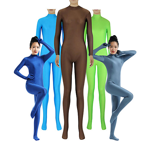 

Zentai Suits Catsuit Skin Suit Ninja Adults' Spandex Lycra Cosplay Costumes Sex Men's Women's Solid Colored Halloween / Leotard / Onesie / Leotard / Onesie / High Elasticity