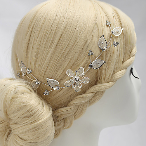 

Rhinestone / Alloy Headpiece with Rhinestone 1 Piece Wedding Headpiece
