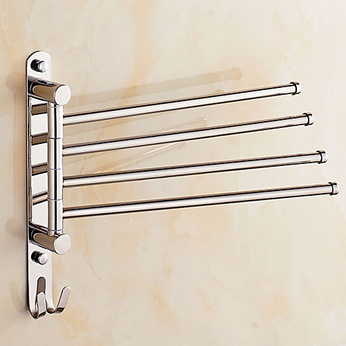 

Towel Bar Multilayer Modern Stainless Steel 4-towel bar