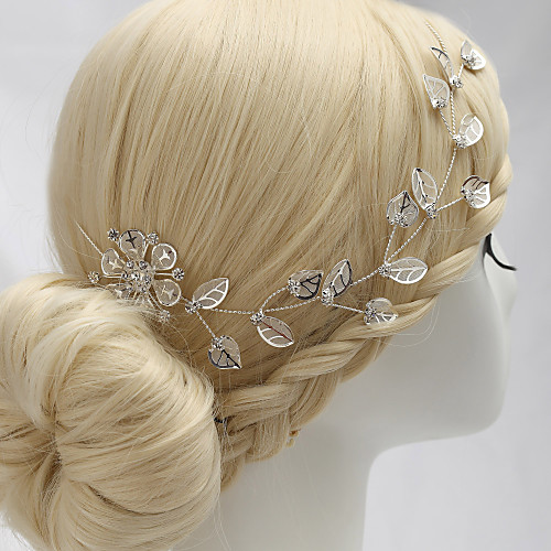 

Rhinestone / Alloy Headpiece with Rhinestone 1 Piece Wedding Headpiece