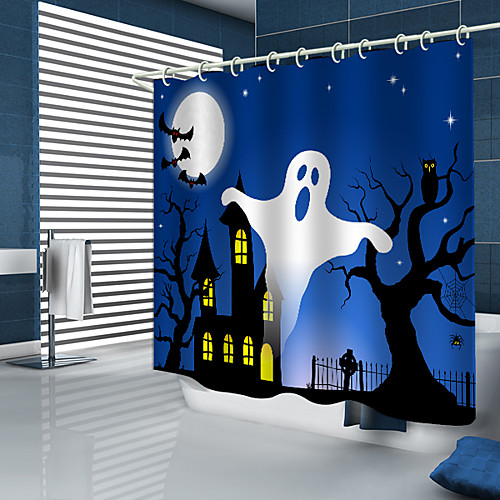 

Shower Curtains & Hooks Modern Polyester New Design