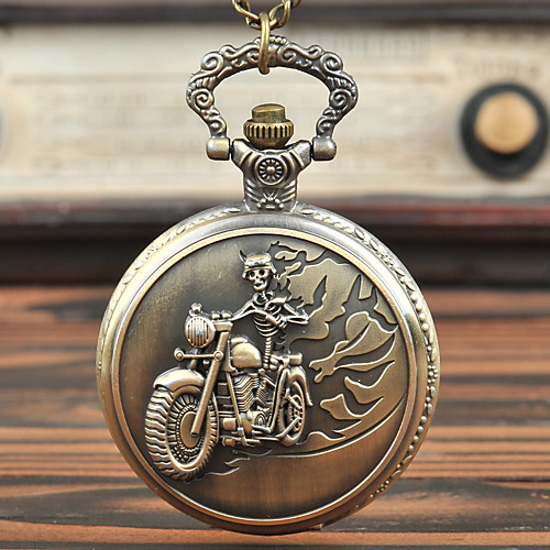 

Men's Pocket Watch Quartz Vintage Style Bronze Creative New Design Cool Analog - Digital Vintage - Bronze