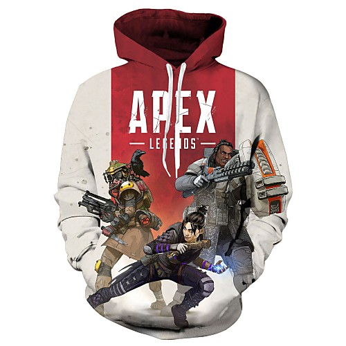 

Inspired by Apex Legends Cosplay Costume Hoodie Polyester / Cotton Blend Print Printing For Men's / Women's