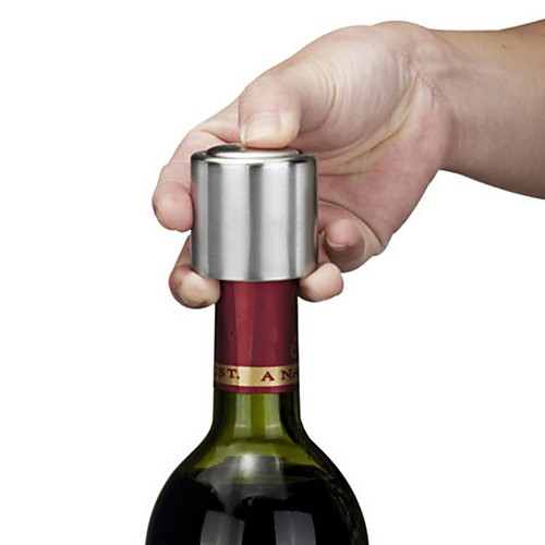 

Stainless Steel Vacuum Wine Bottle Stopper Sealed Storage Plug Liquor Flow Stopper Cap