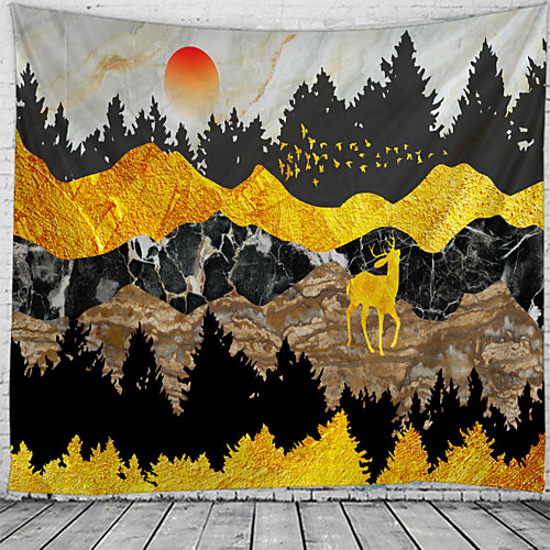 

Floral Theme / Classic Theme Wall Decor 100% Polyester Classic / Modern Wall Art, Wall Tapestries Decoration