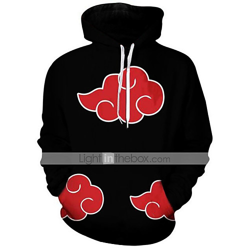 

Men's Hoodie Tie Dye 3D Casual Halloween Hoodies Sweatshirts Black