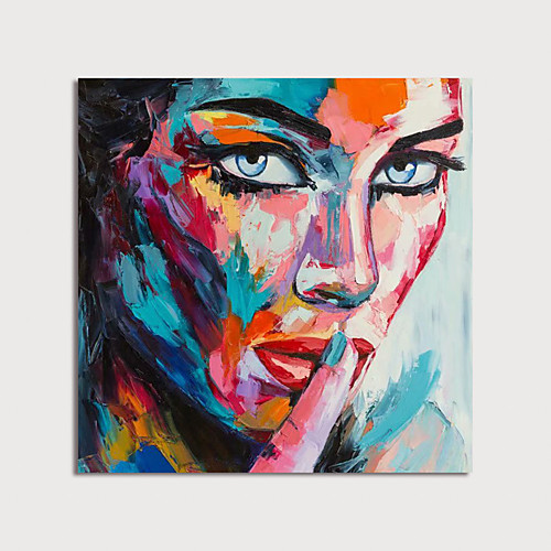 

Oil Painting Hand Painted - People Modern Rolled Canvas