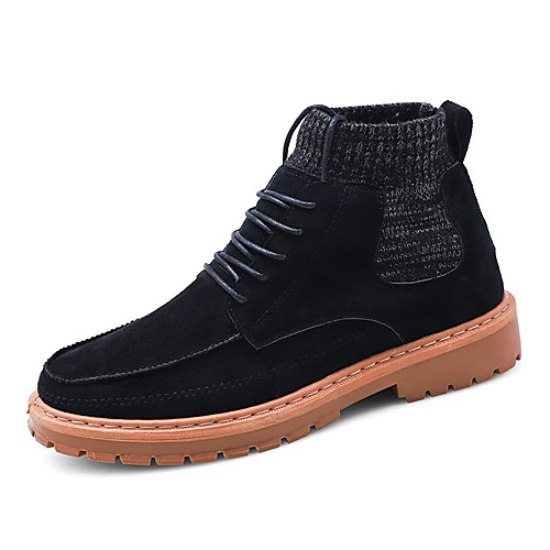 

Men's Combat Boots PU Winter Classic Boots Black / Brown / Khaki