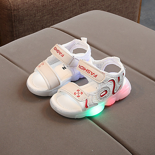 

Boys' / Girls' LED / Comfort / LED Shoes PU Sandals Toddler(9m-4ys) / Little Kids(4-7ys) Luminous Black / Red / Blue Spring / Fall / Rubber
