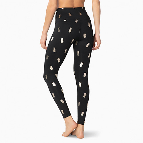 

Women's High Waist Yoga Pants Leggings Butt Lift Breathable Quick Dry Black Green Fitness Gym Workout Dance Sports Activewear High Elasticity Skinny / Moisture Wicking