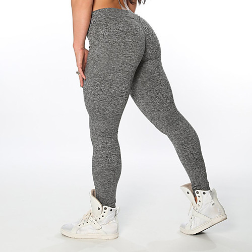 

Women's Ruched Butt Lifting Yoga Pants Fashion Cotton Fitness Gym Workout Leggings Bottoms Activewear Moisture Wicking Butt Lift Tummy Control Power Flex Stretchy Skinny