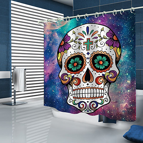 

Shower Curtains & Hooks Modern Polyester Premium Design