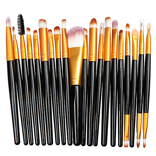 

Professional Makeup Brushes 20pcs Soft Full Coverage Plastic for Makeup Brush