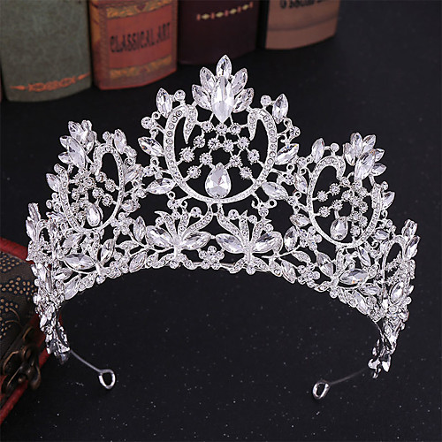 

Alloy Tiaras / Headdress / Headpiece with Sparkling Glitter / Glitter 1pc Wedding Headpiece