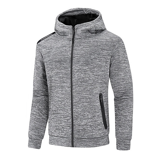 

Wolfcavalry Men's Hoodie Jacket Hiking Jacket Winter Outdoor Solid Color Waterproof Windproof Breathable Warm Jacket Top Hunting Fishing Camping / Hiking / Caving Dark Grey Grey Dark Blue
