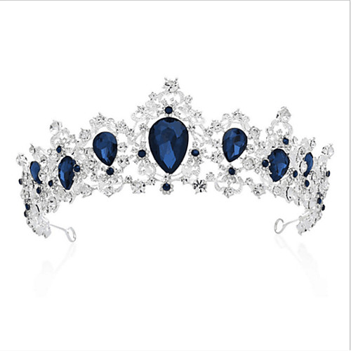

Crystal / Alloy Tiaras with Crystal / Crystals 1 Piece Wedding / Special Occasion Headpiece