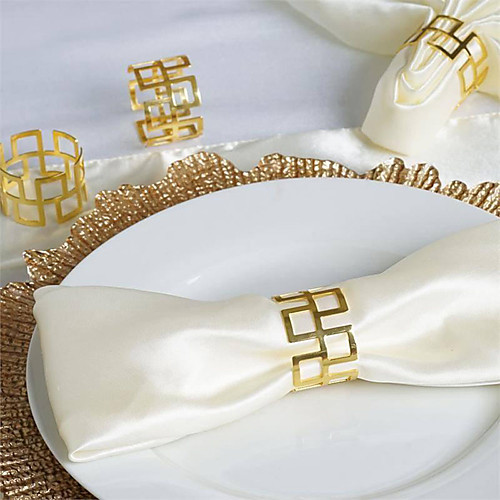 

Wrought Iron Wedding Napkins - 4 pcs Napkin Rings Wedding / Festival Classic Theme / Creative