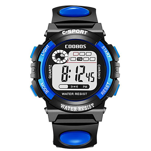 

Kids Digital Watch Digital Rubber Black / Blue / Red 100 m Water Resistant / Waterproof Chronograph New Design Digital Outdoor New Arrival - Black Orange Yellow One Year Battery Life
