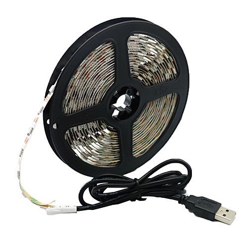 

5m LED Strip Lights Flexible Tiktok Lights 300 LEDs 5050 SMD 1 set Warm White White Red Creative Party Decorative 5 V