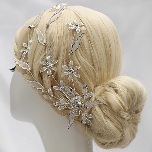 

Rhinestone / Alloy Headpiece with Rhinestone 1 Piece Wedding Headpiece