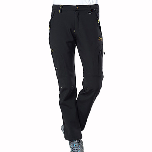 

Women's Hiking Pants Softshell Pants Winter Outdoor Waterproof Windproof Fleece Lining Breathable Pants / Trousers Bottoms Camping / Hiking Hunting Fishing Dark Grey Black Purple XS S M L XL -
