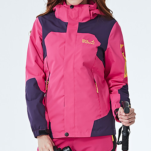 

Women's Hiking Jacket Hiking 3-in-1 Jackets Winter Outdoor Patchwork Waterproof Windproof Breathable Warm Jacket Top Ski / Snowboard Climbing Camping / Hiking / Caving Violet White Red Fuchsia Blue