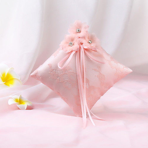 

Cloth Rhinestone / Floral Nonwovens Ring Pillow Garden Theme / Pillow / Wedding All Seasons