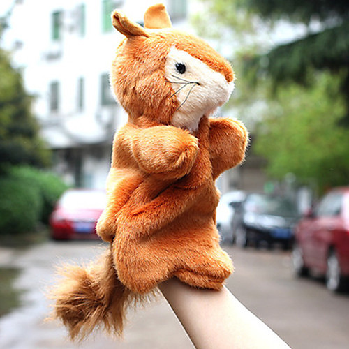 

Stuffed Animal Plush Toys Hand Puppets Squirrel Plush Imaginative Play, Stocking, Great Birthday Gifts Party Favor Supplies Boys and Girls Adults Kids