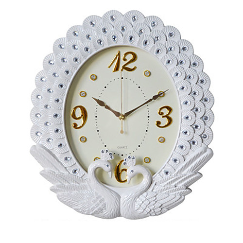 

Modern Contemporary / Wall Hanging Glasses / Plastic & Metal / Acrylic Round Garden Theme / Floral Theme Indoor AA Batteries Powered Decoration Wall Clock Digital Plastic No
