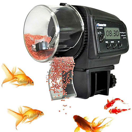 

Aquarium Fish Feeder Feeders Electronic / Electric Automatic Adjustable Flexible Plastic 1 Piece