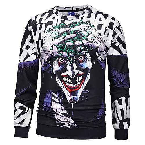 

Men's Sweatshirt 3D Round Neck Basic Royal Blue US34 / UK34 / EU42 US36 / UK36 / EU44 US40 / UK40 / EU48 US42 / UK42 / EU50