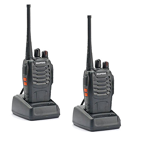 

2PCS Walkie Talkie Baofeng BF-888S 16CH UHF 400-470MHz Baofeng 888S Ham Radio HF Transceiver Amador Portable Intercoms Super Sound Quality