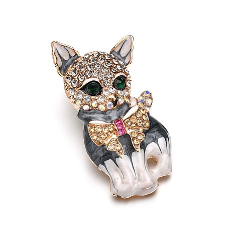 

Women's Brooches Retro Cat Dream Artistic Fashion Brooch Jewelry Gold For Party Festival