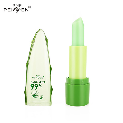 

PNF Brand Aloe Vera Natural Moisturizer Lipstick Temperature Changed Color Lipbalm Natural Magic Pink Protector Lips Cosmetics