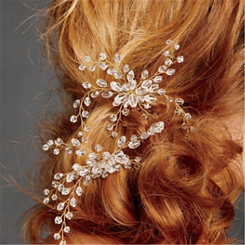 

Crystal / Alloy Hair Combs / Headpiece with Crystal 2pcs Wedding Headpiece