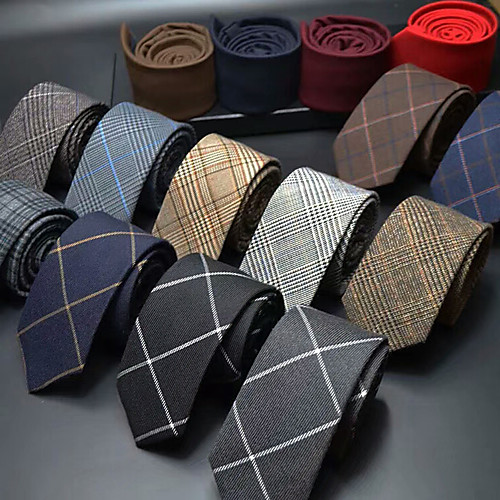 

Unisex Party / Active / Cute Necktie - Striped / Check / Solid Colored