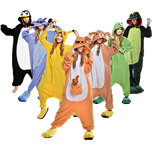 

Adults' Kigurumi Pajamas Dinosaur Animal Onesie Pajamas Polar Fleece Maroon / Black / White / Orange Cosplay For Men and Women Animal Sleepwear Cartoon Festival / Holiday Costumes / Leotard / Onesie